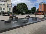 Beitrag zum Fotowettbewerb von Christian Rößler Brunnen in der Fußgängerzone von Bad Salzufflen