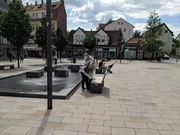 Beitrag zum Fotowettbewerb von Christian Rößler Brunnen in der Fußgängerzone von Bad Salzufflen